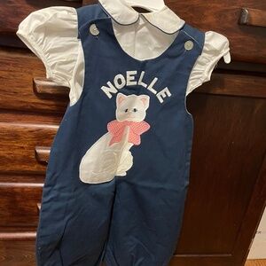 Custom 2 Piece outfit for a child named Noelle